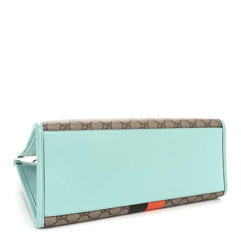 Gg Supreme Textured Dollar Calfskin Web #223760G16B - Picture 4 of 11